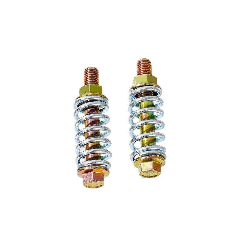 Rwraps 2-Pack Exhaust Bolt and Spring M10-1.5x67mm Exhaust Spring Bolt & Nut Harware kit - Image 1
